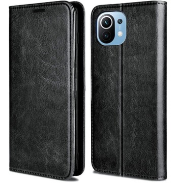 ETUI SKÓRZANE DO XIAOMI MI 11 LITE 4G 5G NE +SZKŁO