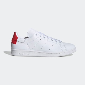 ADIDAS ORIGINALS STAN SMITH HEEL PATCH CLOUD SCARLET