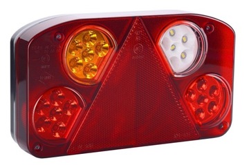 LAMPA ZESPOLONA TYLNA LEWA LED 12V/24V TRÓJKĄT