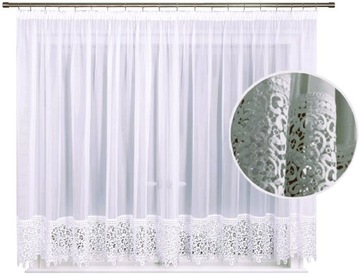 FIRANA PROSTA 400 X 150 CM GIPIURA FIRANY GOTOWE