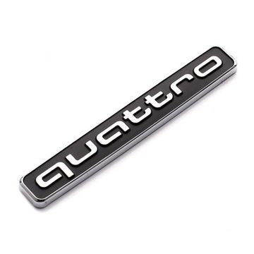 EMBLEMAT AUDI QUATTRO TYŁ A4 A5 A6 A7 Q5 Q7 DUŻY !