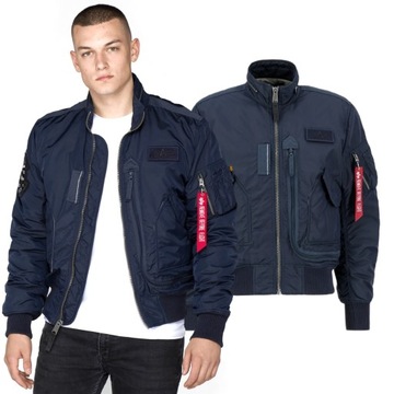 Kurtka Alpha Industries Engine 103101 07 Granatowa L