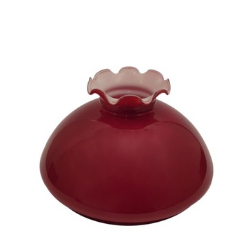 Керосиновая лампа, красный абажур, 392 Aladdin, диаметр открытия 234 мм.