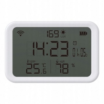 4w1 CZUJNIK WILGOTNOŚCI TEMPERATURY LCD Tuya WiFi