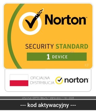 Antywirus NORTON Security 1 stanowisko / 1 rok - 2025