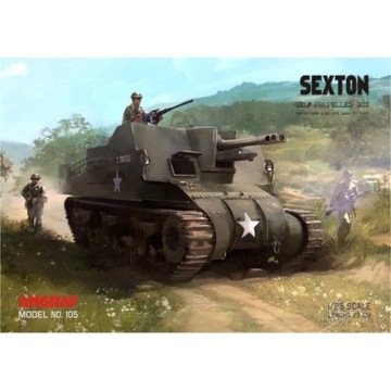 Angraf 105 - Samobieżna haubicoarmata Sexton 1:25