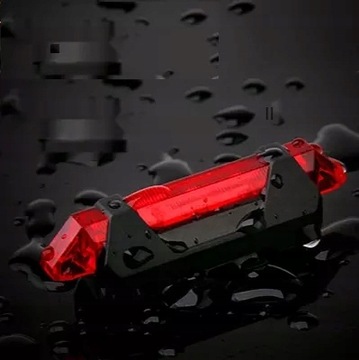 МОЩНЫЙ СВЕТОДИОДНЫЙ ЗАДНИЙ ВЕЛОСИПЕДНЫЙ ФОНАРЬ USB 15H iLIGHT PRO