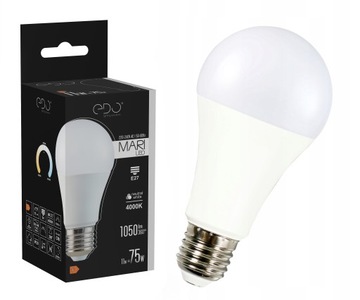 Żarówka LED E27 A60 11W 4000K neutral 1050lm EDO