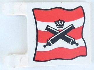 LEGO 2335pb002 Pirates - Flaga 2x2 Imperial Guards