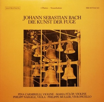 Bach - Die Kunst der Fuge -2xLP Carmirelli Naegele