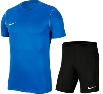 NIKE komplet piłkarski koszulka spodenki 128-137cm