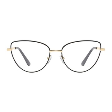 Okulary Zerówki Klasyczne Kotki Vogue Glamour