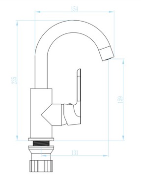 НАСТОЛЬНАЯ РАКОВИНА KUCHINOX FATTER DIMA
