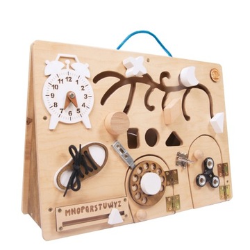 ДВУСТОРОННЯЯ МАНИПУЛЯЦИОННАЯ ДОСКА МОНТЕССОРИ