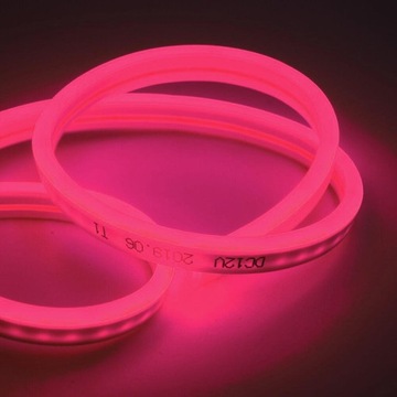 Neon FLEX 8x16мм 12В 10ВТ РОЗОВЫЙ ВЫСОКОЕ КАЧЕСТВО 1М