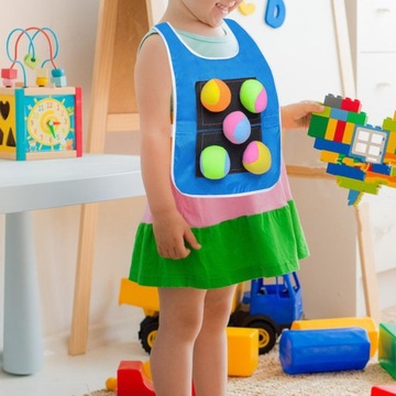 Игра в вышибалы с 5 липкими мячами, жилет с липкими мячами,