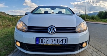 Volkswagen Golf VI Cabriolet 2.0 TDI-CR DPF 140KM 2012 Volkswagen Golf Cabrio KABRIO Biala PERLA 2.0 TDI CR Navi Tempomat 2.0, zdjęcie 8