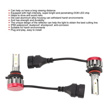 2шт 30W EV19 9005/HB3 светодиодные противотуманные фары