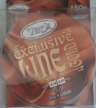 YORK MOCNA ŻYŁKA EXCLUSIVE GOLD 150m-0,16mm
