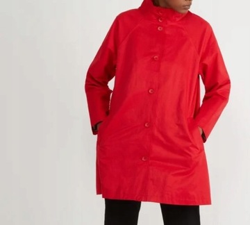 Płaszcz rozkloszowany Masai czerwony S