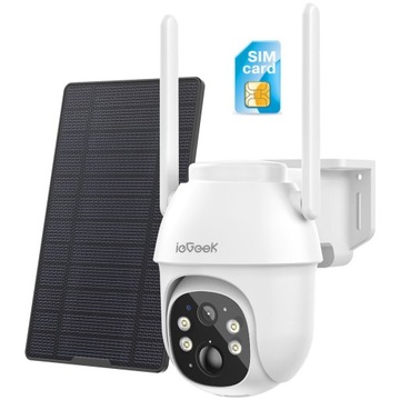 Kamera Solarna Obrotowa IP GSM 4G LTE SIM 2K 3MP