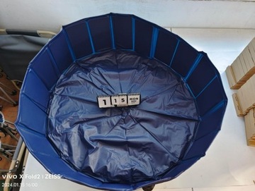 ПЛОТНЫЙ БАССЕЙН ДЛЯ СОБАК, СКЛАДНОЙ ЗАТЕНИВАЮЩИЙ БАССЕЙН ДЛЯ САДОВ 100 Х 30 СМ