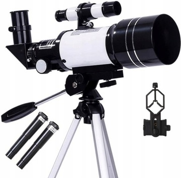 TELESKOP ASTRONOMICZNY LUNETA ZESTAW PROFESJONALNY