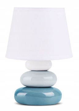 LAMPKA NA BIURKO STOŁOWA KAMYCZKI SALU TURKUS