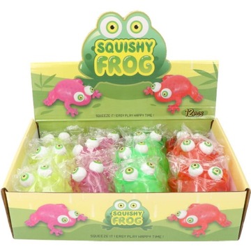 GNIOTEK ANTYSTRES ŻABA Z ORBEEZ MIX 12SZT