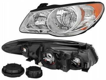 HYUNDAI ELANTRA 2006 -2011 SVĚTLOMET SVĚTLA PŘEDNÍ PRAWA+LEWA KOMPLET