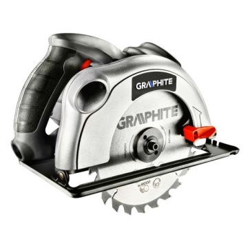ГРАФИТОВАЯ ПИЛА ЦИРКУЛЯРНАЯ ПИЛА KRAJZEGA1200W 185мм 58G488 +2 ДИСКОВ + КОРПУС