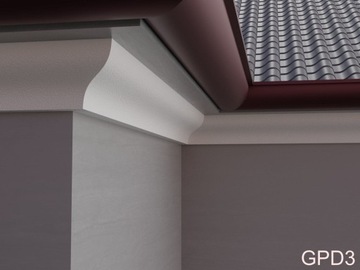 Gzyms listwy pod dachy wieńczące GPD 100mmx100 mm