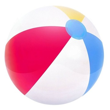 DMUCHANA PIŁKA PLAŻOWA NA BASEN kolorowa 33 cm