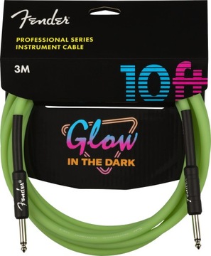 FENDER Kabel gitarowy 3m Glow In The Dark ŚWIECĄCY