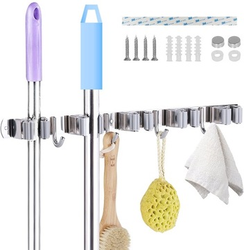 Настенная подставка для садового инструмента Держатель для метлы 56 см