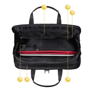 Сумка для ноутбука 17.3 ProBusiness RFID USB большая многофункциональная сумка ZAGATTO