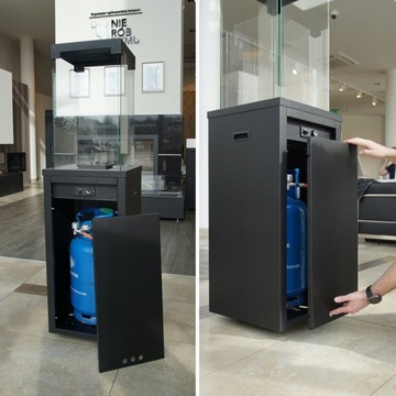 Терраса нагреватель газовый камин белый патио свет + pokorowiec