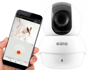 Kamera IP EURA WiFi IC-80H3 Full HD niania obrotow