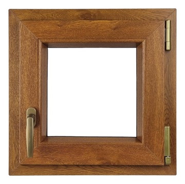 OKNO PCV 565 x 535 RU 2 x ZŁOTY DĄB