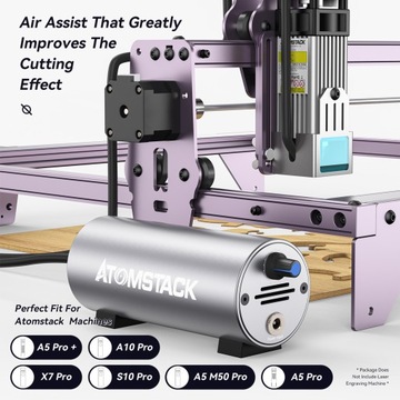 ATOMSTACK A5 Pro Grawer laserowy +pump