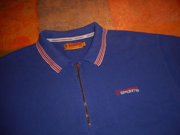 NORTHBROOK SPORT USA XXL MOCNA POLO GRUBA BAWEŁNA RETRO VINTAGE MEGA UNIKAT