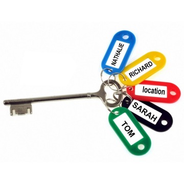 КУЛОН D.RECT ​​KEY, ЧЕРНЫЙ, 10 шт.