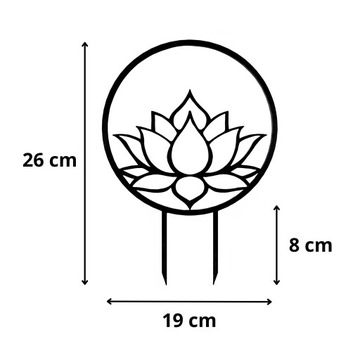 Опоры для цветов, растений, опора для перголы, LOTOS M - 26см, цвета