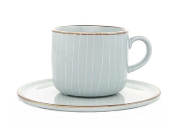 Filiżanka 220 ml ze spodkiem 15 cm Bergen Grey 1110 Bogucice
