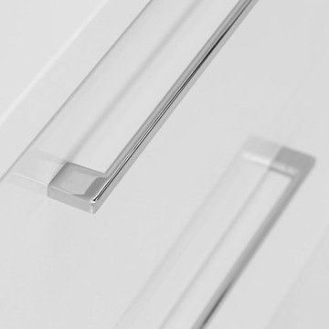 Комплект мебели для ванной: шкаф 90 см, высокая полка, столешница под умывальник Cersanit.