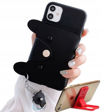 Etui kotek z portfelem do Xiaomi Redmi 12C