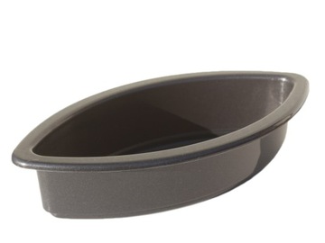 ŁÓDKA 3 Miska osłonka doniczka GRAFITOWA 36cm duża