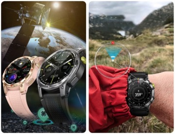 SMARTWATCH GPS AMOLED 400 мАч Меню PL Talks Водонепроницаемый Спорт POL