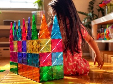 MAGNA-TILES Классические магнитные конструкторы, 100 элементов