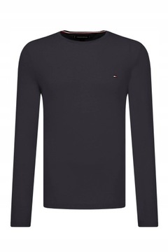 Tommy Hilfiger Longsleeve koszulka czarna TH r. M